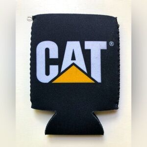 Altorfer Cat Caterpillar Beer Can Koozie Yellow and Black Soft Foam New